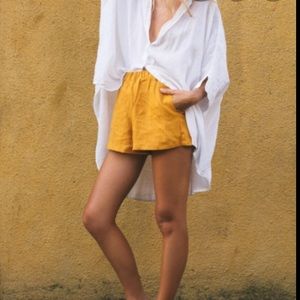 NWT Posse Neisha Short Mustard
